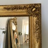 Miroir doré Restauration, Charles X 110x90