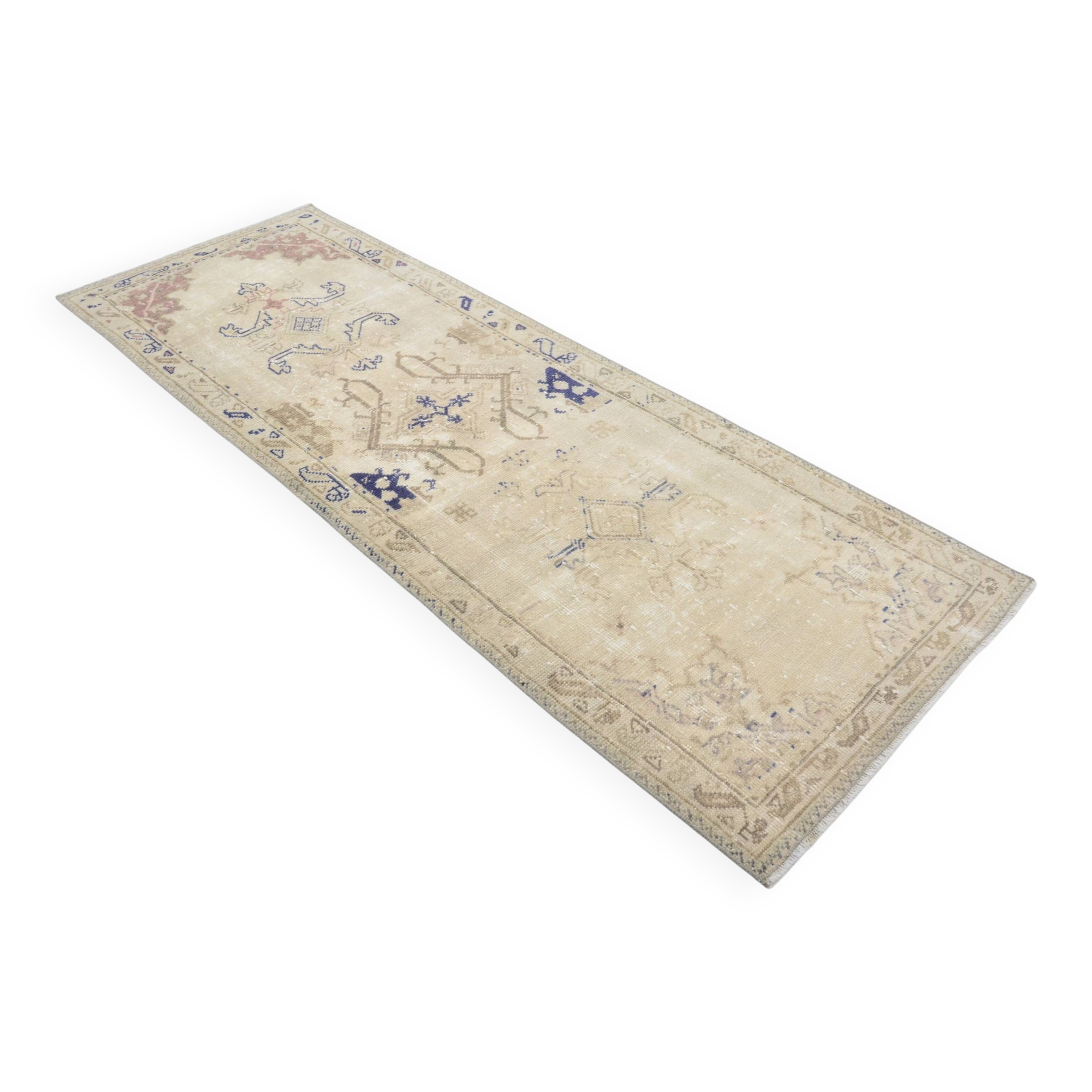 Decorative Oushak Vintage Wool Rug sku 3319