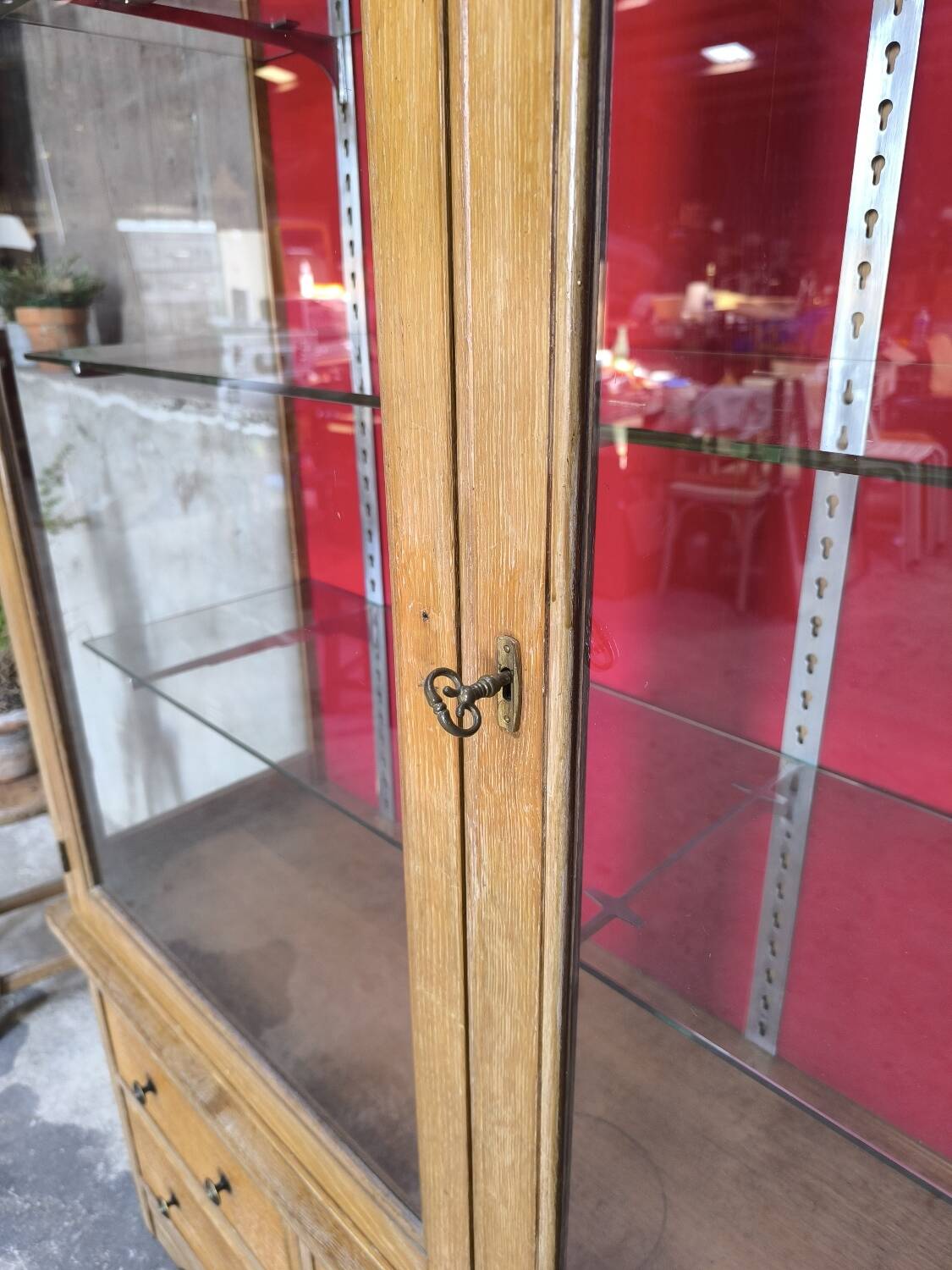 1950s trade furniture display case