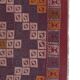 Vintage Turkish kilim handwoven 136x204 cm