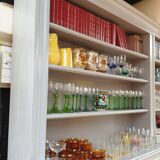 Great bibliotheque old grey patina