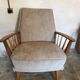 Cozy vintage mid century Scandinavian style armchair