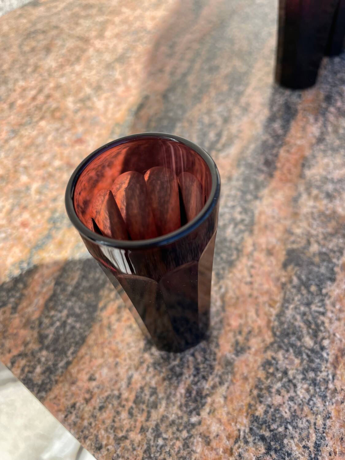 5 old liquor glasses