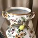 Soupière ou légumier en porcelaine peint a la maison le tallec paris france decor floral