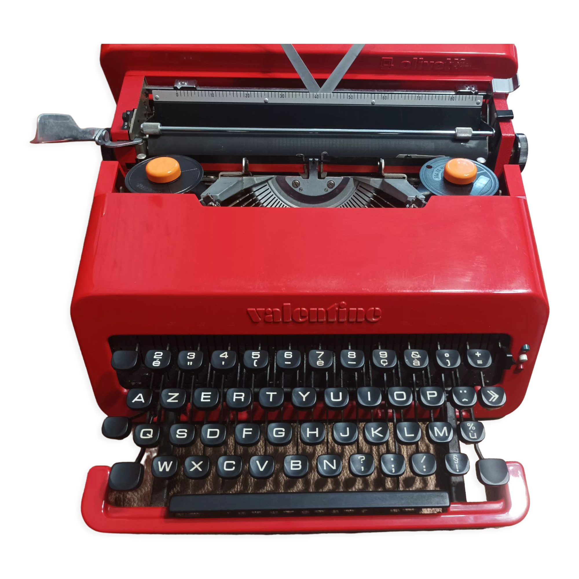 Valentine model typewriter by Ettore Sottsass for Olivetti