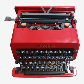 Valentine model typewriter by Ettore Sottsass for Olivetti