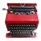 Valentine model typewriter by Ettore Sottsass for Olivetti