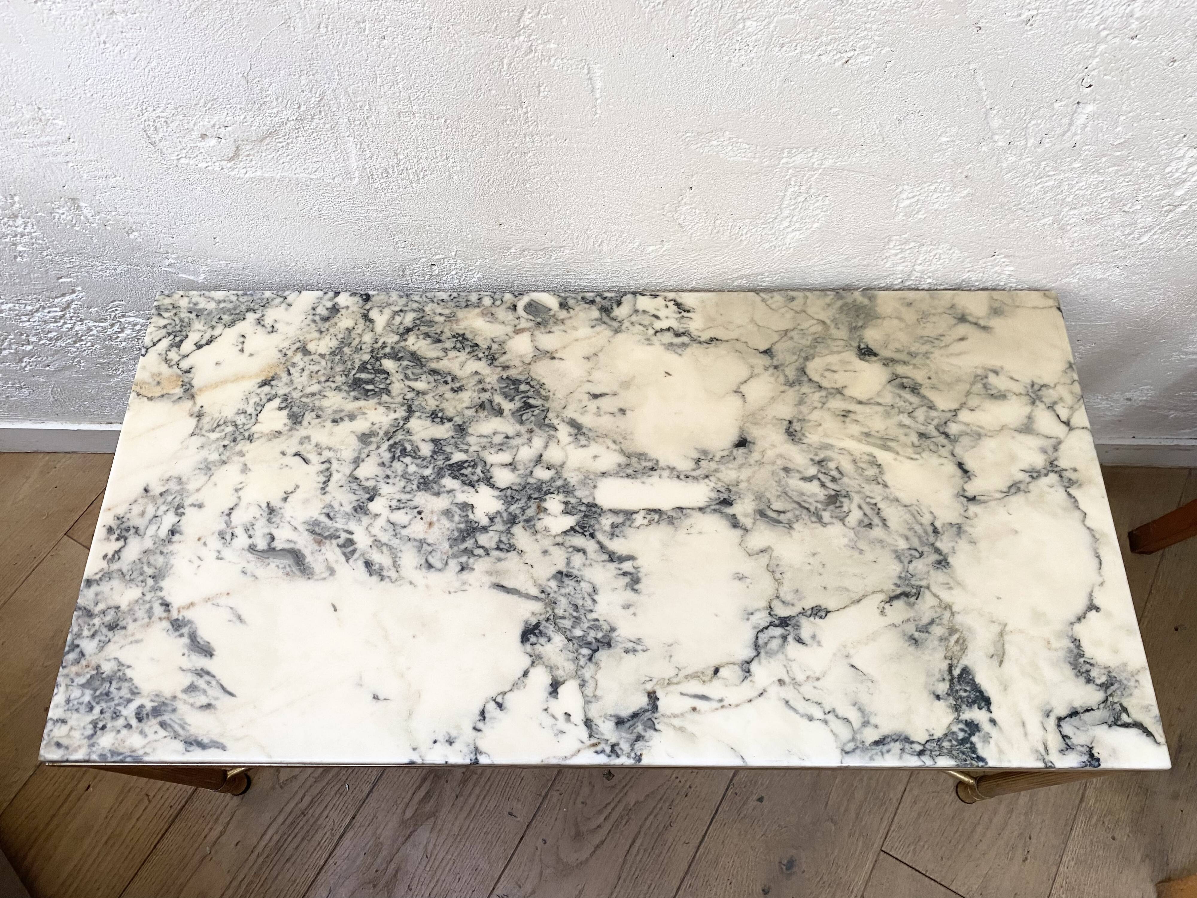 Marble coffee table