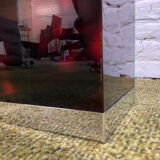 Vintage umbrella door in plexiglass and chrome