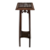 High plant stand in carved wood and Art Nouveau marble.