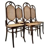 Chaises Thonet, modèle 207, ensemble de quatre