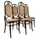 Thonet chairs, model 207, set of four