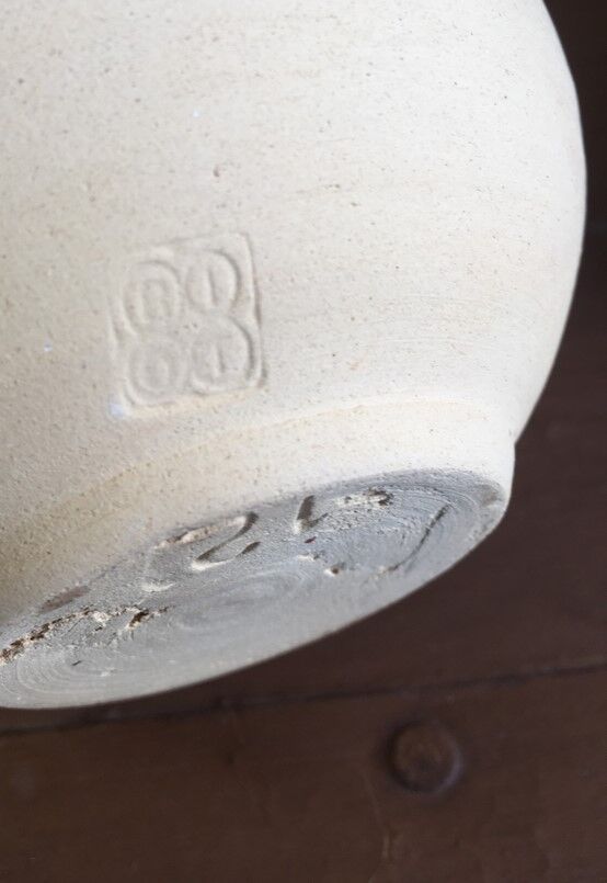 Terracotta pot signed Biot