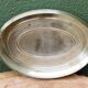 Art deco hors d'oeuvres server, silver metal, mahogany, glass