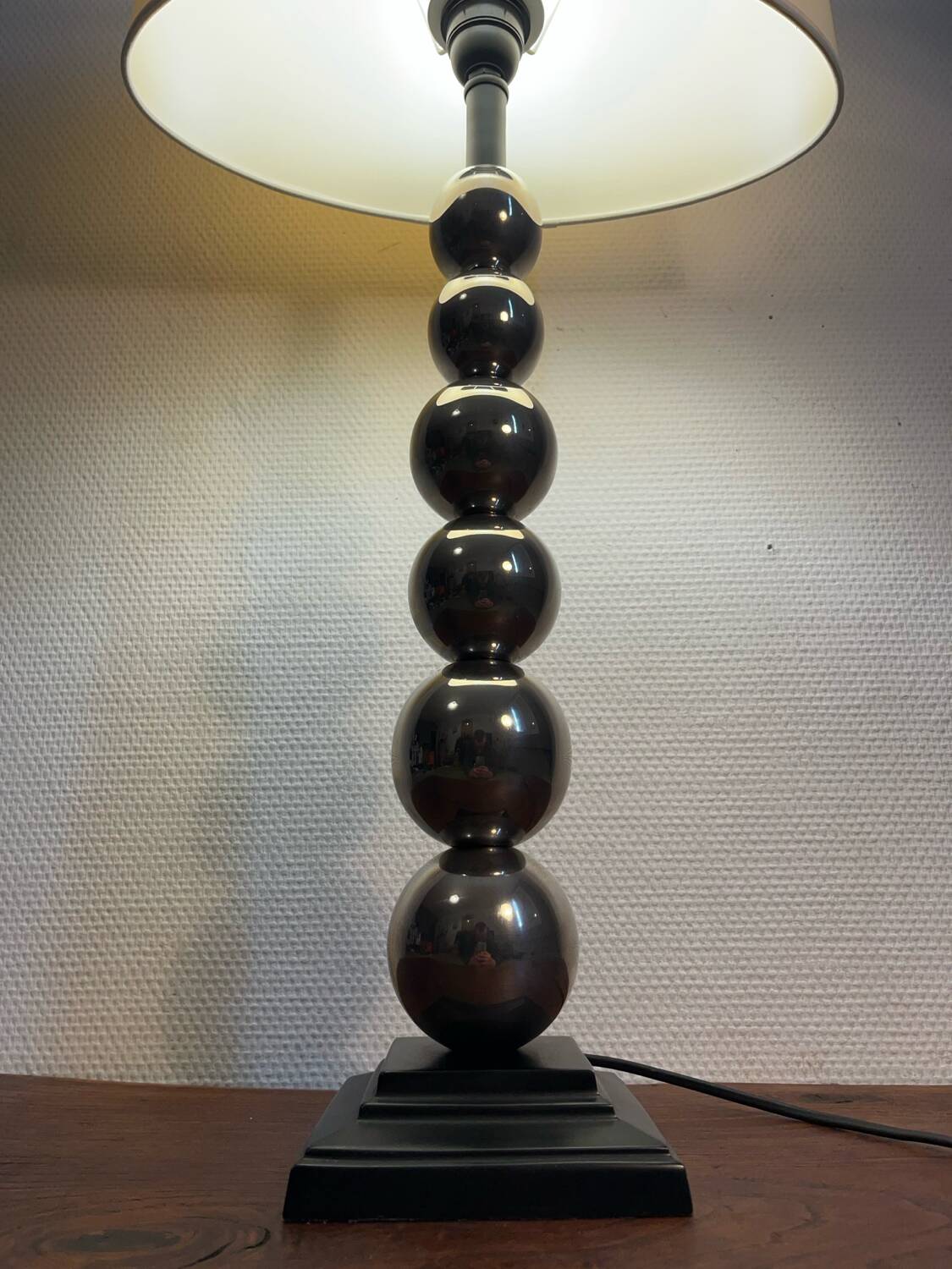 Parex metal ball base lamp from the 80s