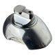 Brutalist lighter by Art3, solid aluminium, Spain, 1970s