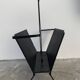 Black metal magazine rack Mathieu Mategot 1950