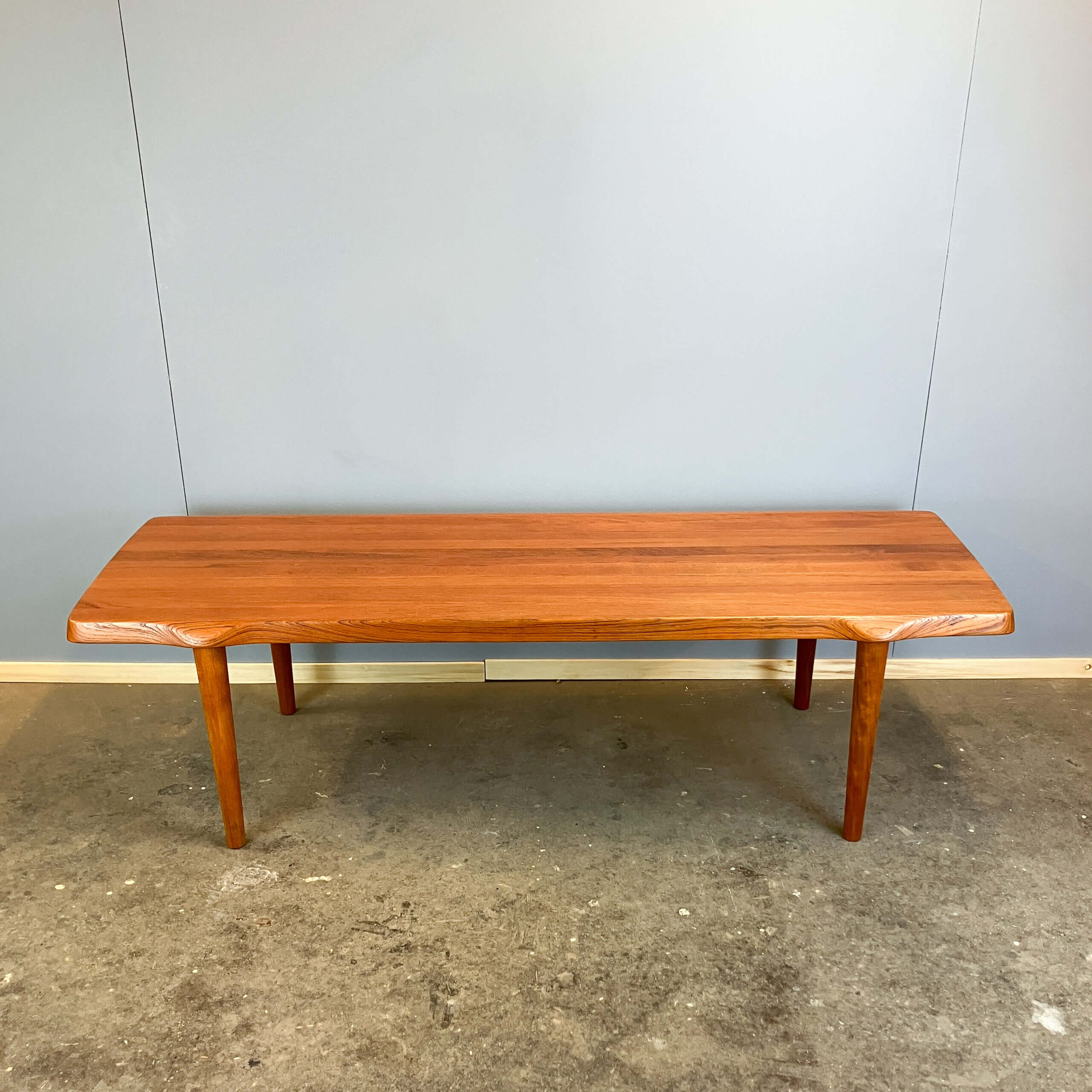 Large coffee table by John Boné for Mikael Laursen, teak, 1960s