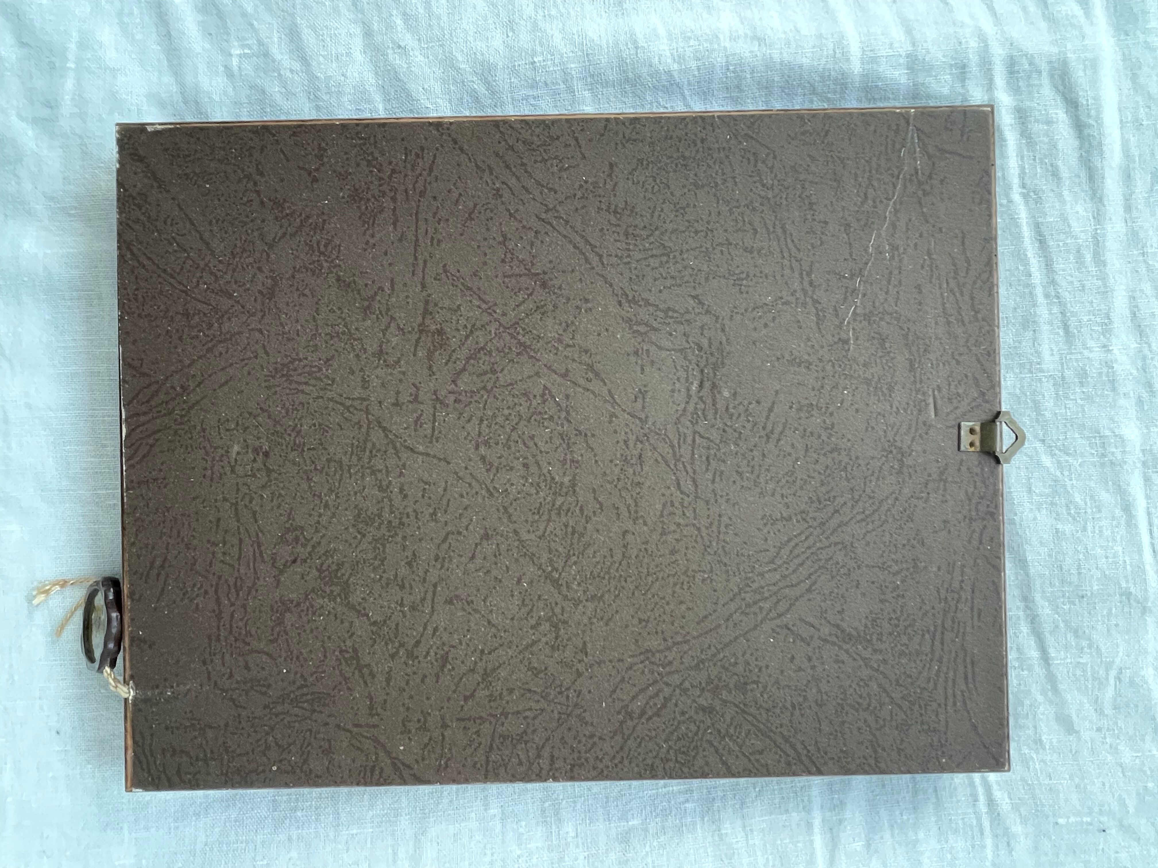 Salad cutlery service, filled silver, gold metal, France