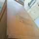 Children's wicker wooden wardrobe, 1960-70 vintage