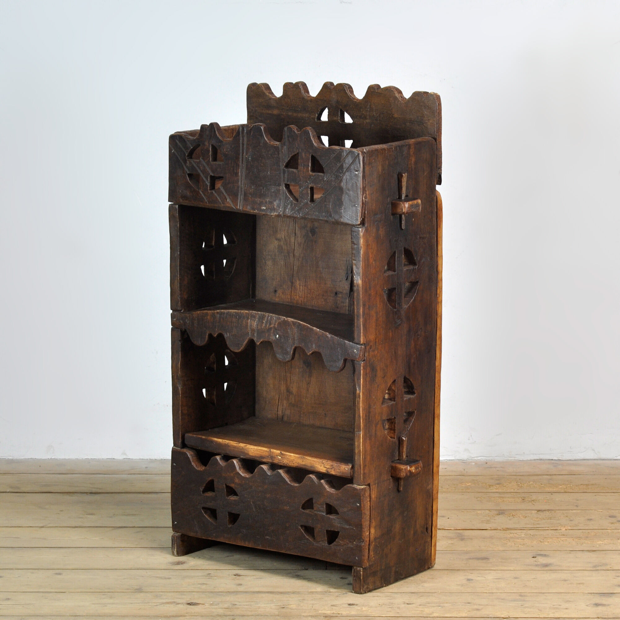 Romanian folk art cabinet, circa 1950