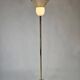 Floor lamp Murano Vetri glass shade and brass stand