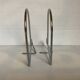 Metal bookends pair