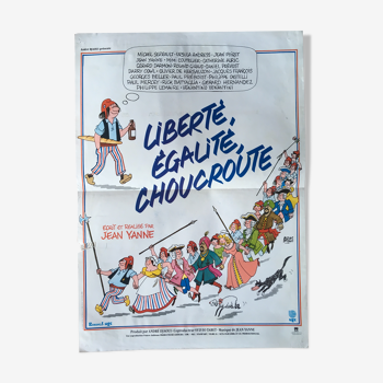 Affiche du film "Liberté égalité choucroute"