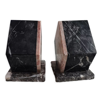 Marble bookends