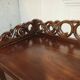 Antique Art Nouveau shelf in carved wood