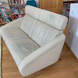Steiner leather sofa model Faubourg