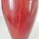 Chinese red ceramic vase 23 cm