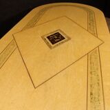 Italian conference table in exotic wood from 20th century