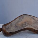 Fruit basket in olive tree sculpture Brutaliste