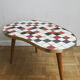Table basse forme libre en mosaïque des années 60