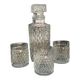Decanter and whiskey glass