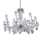 Old crystal chandelier, lustre cristal