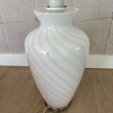 Lampe de table vintage design en verre de Murano