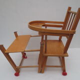 Old little doll high chair