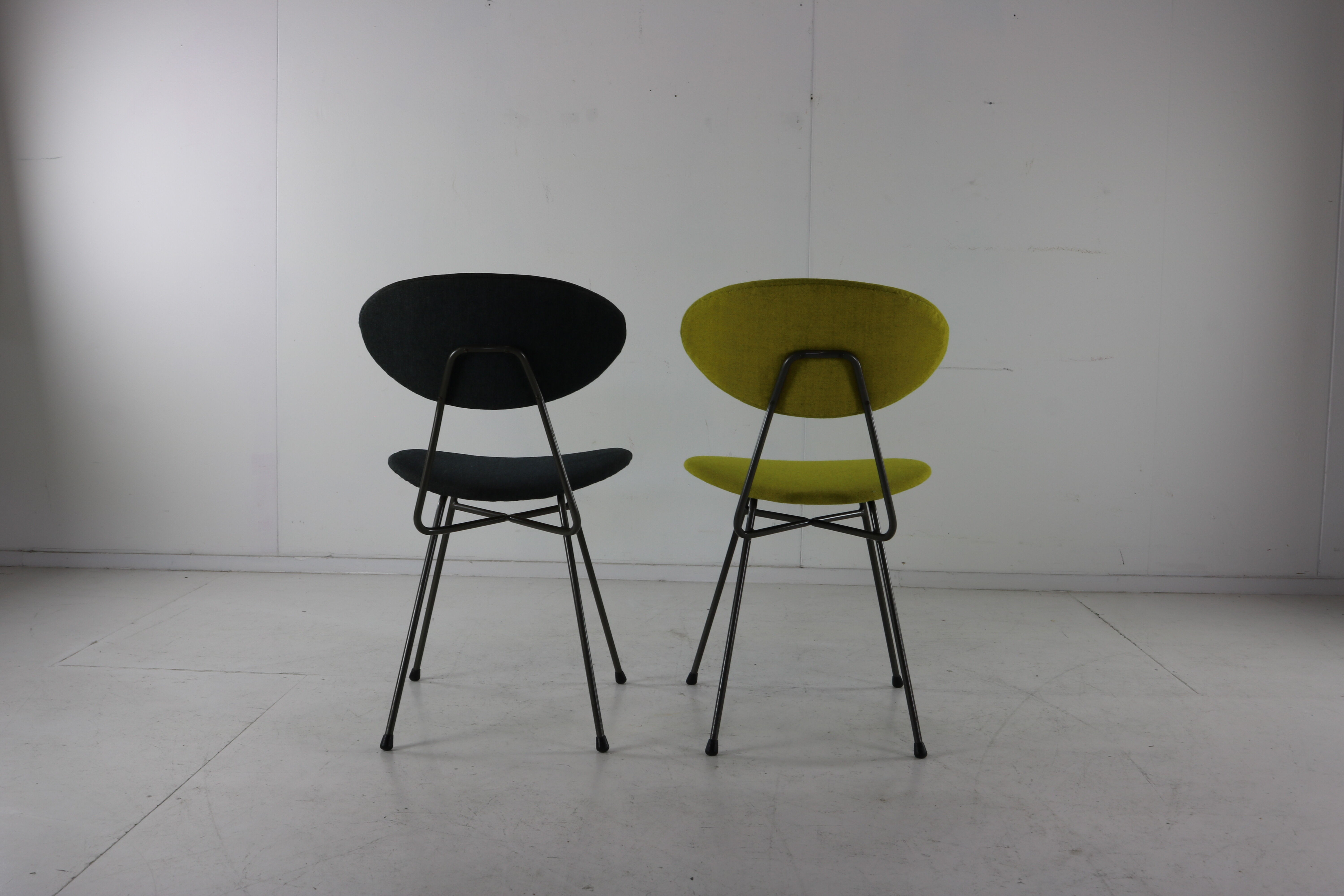 Set of two dining chairs designed in 1955 by Rob Parry and Emile Truijen