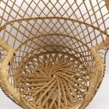 Wicker plant chair