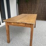 Antique solid wood table