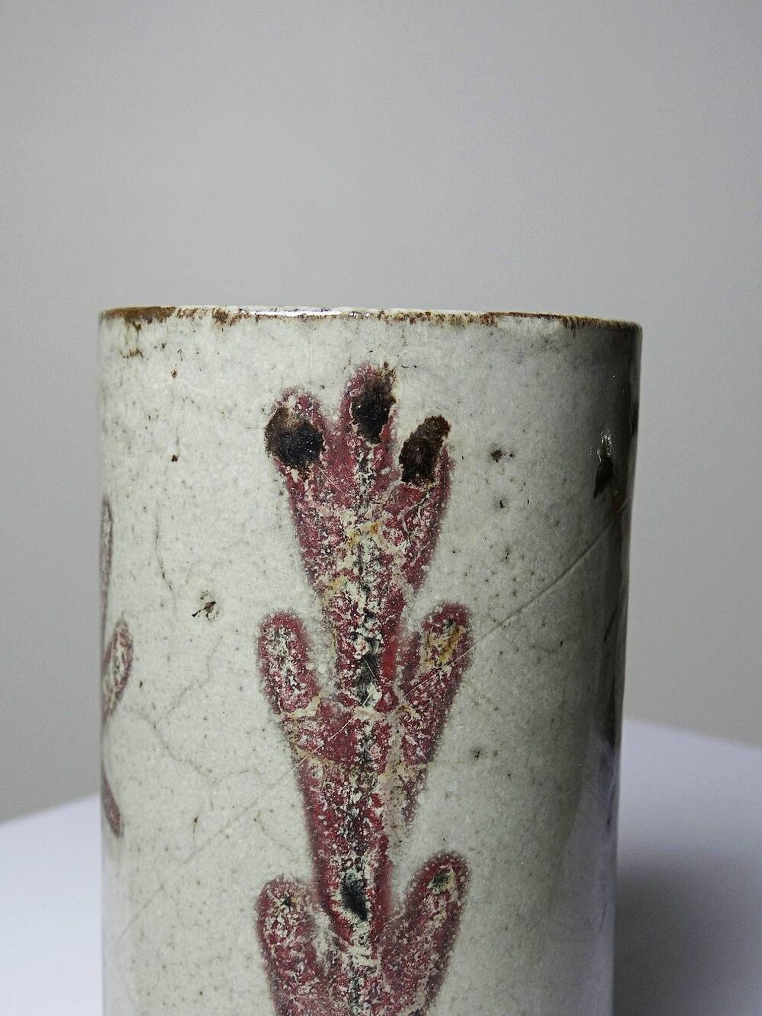 Large mug Le Mûrier Gustave Reynaud Vallauris vintage 1960s