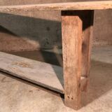 Old workbench with professional furniture