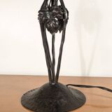 Table lamp, Signed Schneider, art Nouveau, vintage