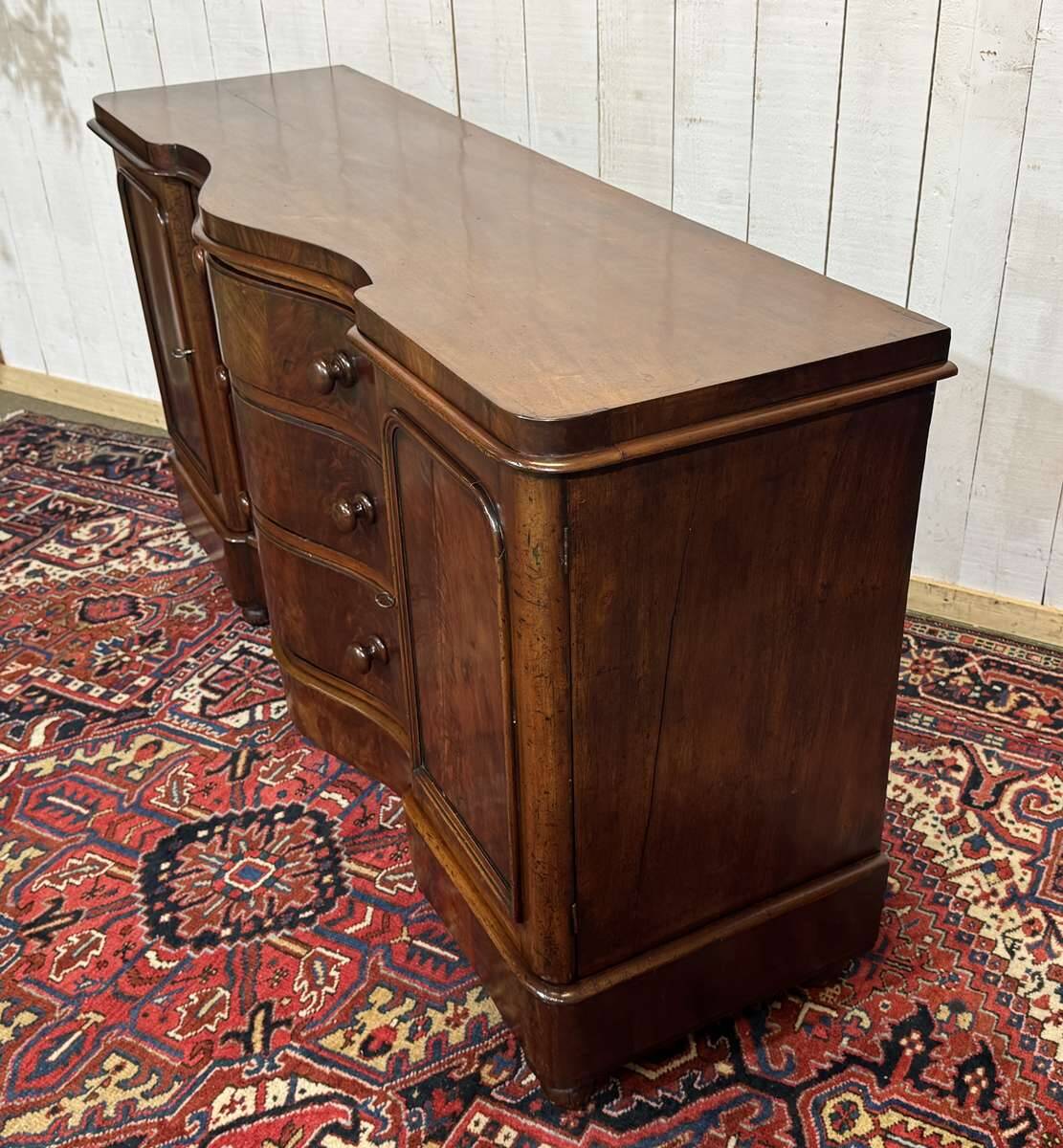 Victorian Enfilade 19th mahogany