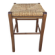 Tabouret paillé Français vintage