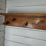 Wooden coat rack, 7 hooks