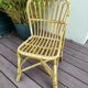 Vintage rattan children's armchair