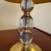 Adnet style glass ball lamp from the 60s